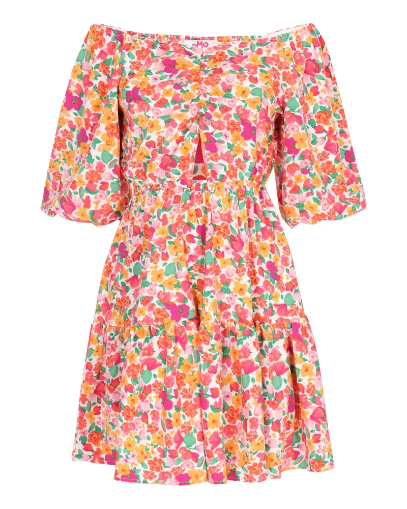 My Mo Kleid Frauen rot mehrfarbig Mehrfarbig