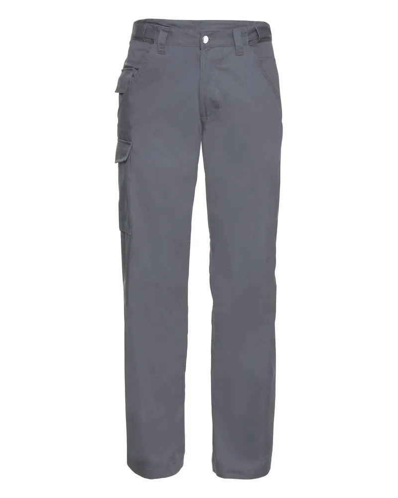 Russell Athletic Russell Workwear Polycotton Twill Hose für Männer, Lange Beinlänge (Grau Dunkelgrau