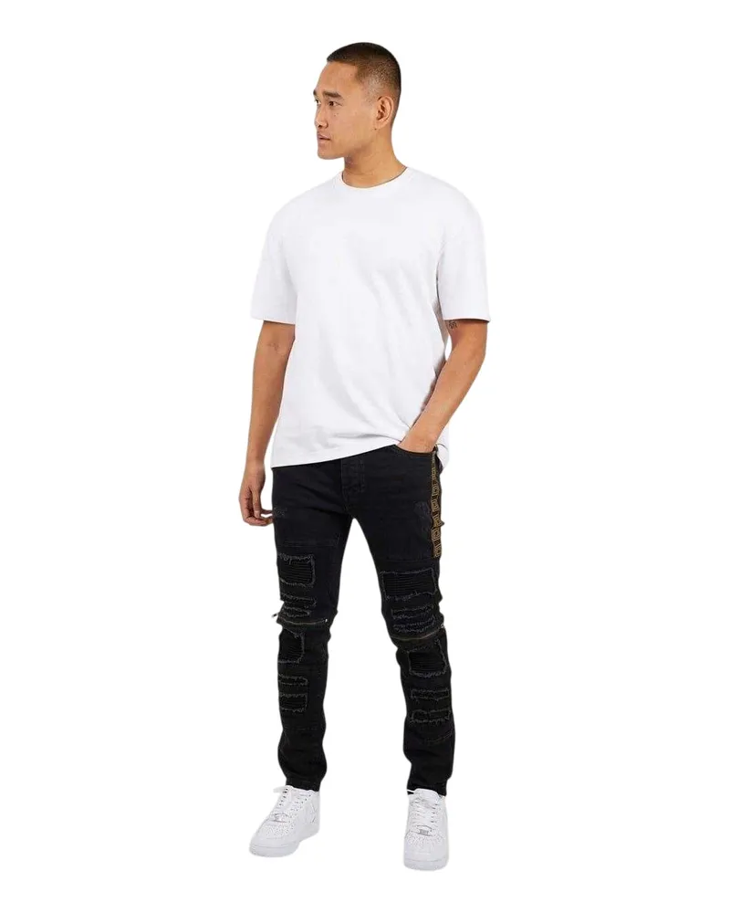 Brave Soul Jeans für Herren (Holzkohle Gewaschen Anthrazit