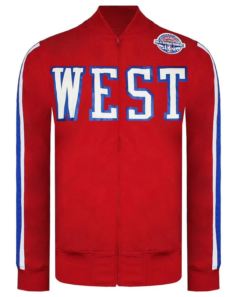 Mitchell & Ness NBA All-Star Game Mens Red Track Jacke Rot