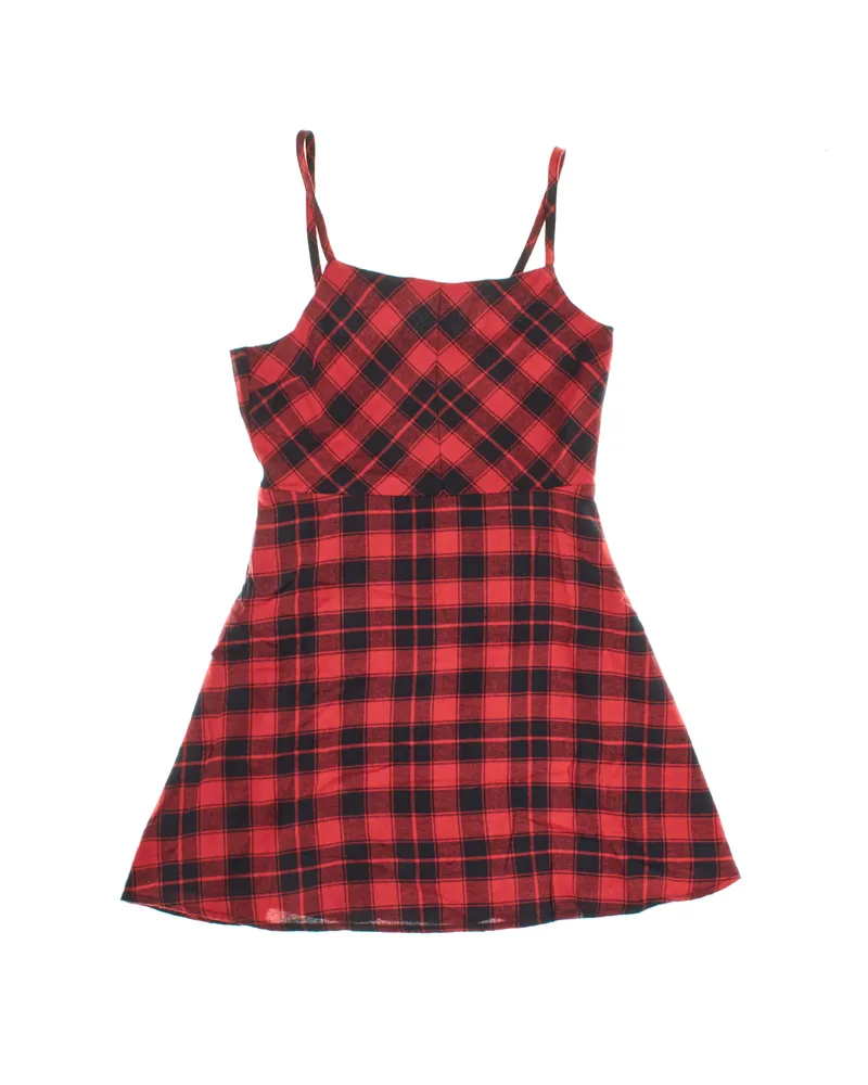 GAP Kariertes Kleid 501733 Mädchen Rot