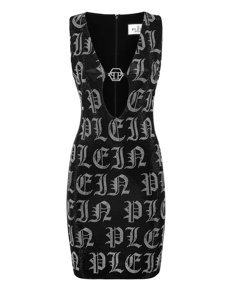 Philipp Plein Minikleid Gothic Plein Schwarz