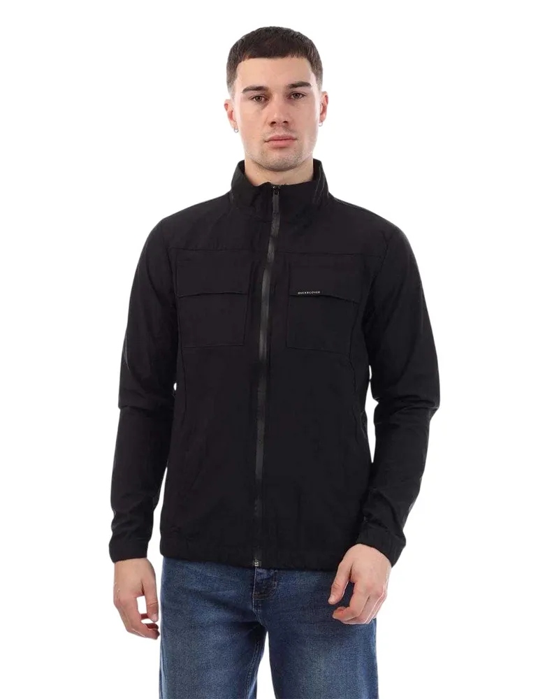 Duck and Cover Chamata" Jacke für Herren, Nylon (Schwarz Schwarz