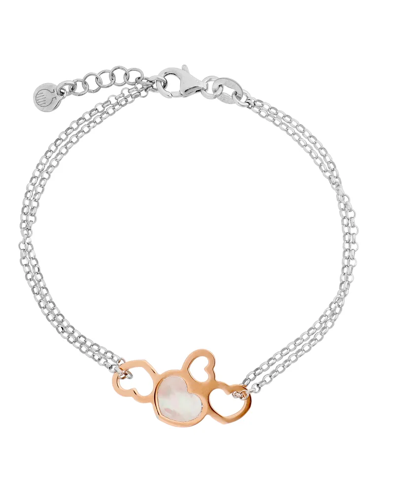 Orphelia Maliya' Damenarmband aus 925er Sterling Silber - Silber/Rosé ZA-7388 Silber