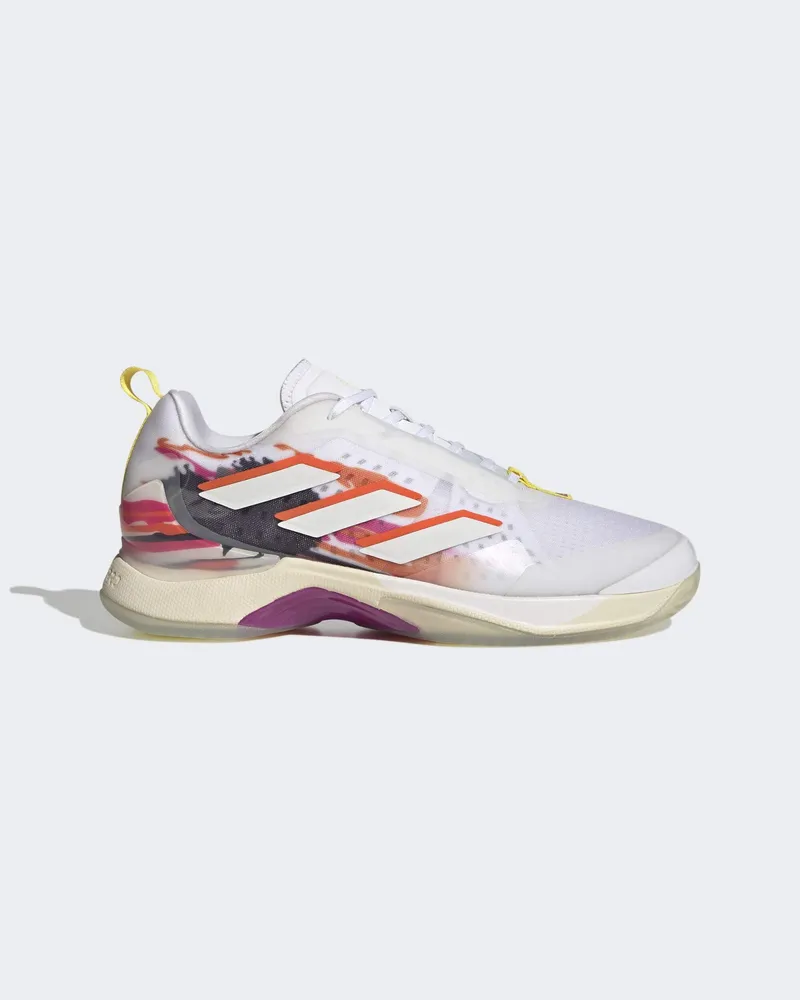 adidas Adidas Avacourt Womens White Tennis Trainer Weiß