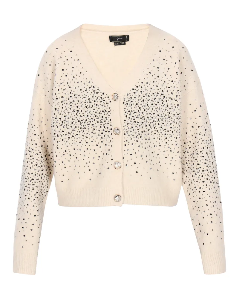 FAINA Strickjacke Frauen hellbeige Beige