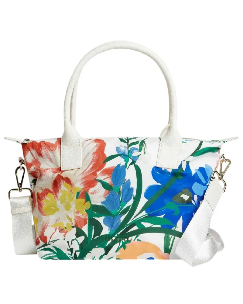Ted Baker Tragetasche für Damen , Floral (Weiß Weiß