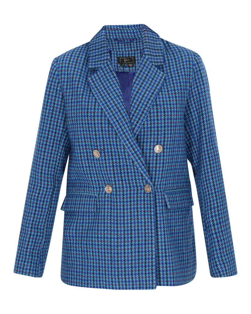 FAINA Jacke Frauen blau mehrfarbig Blau