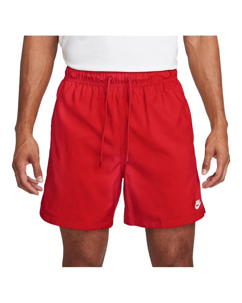Nike NK Club Flow Kurzshorts - Rot Rot