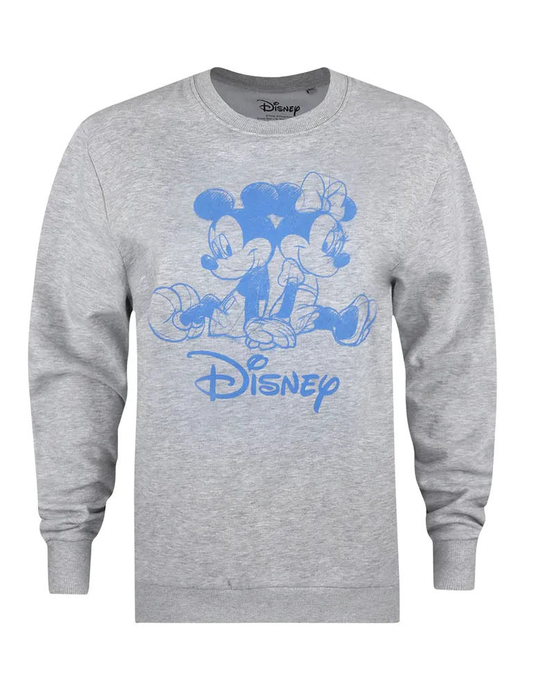 Disney Sweatshirt für Damen (Grau meliert Grau