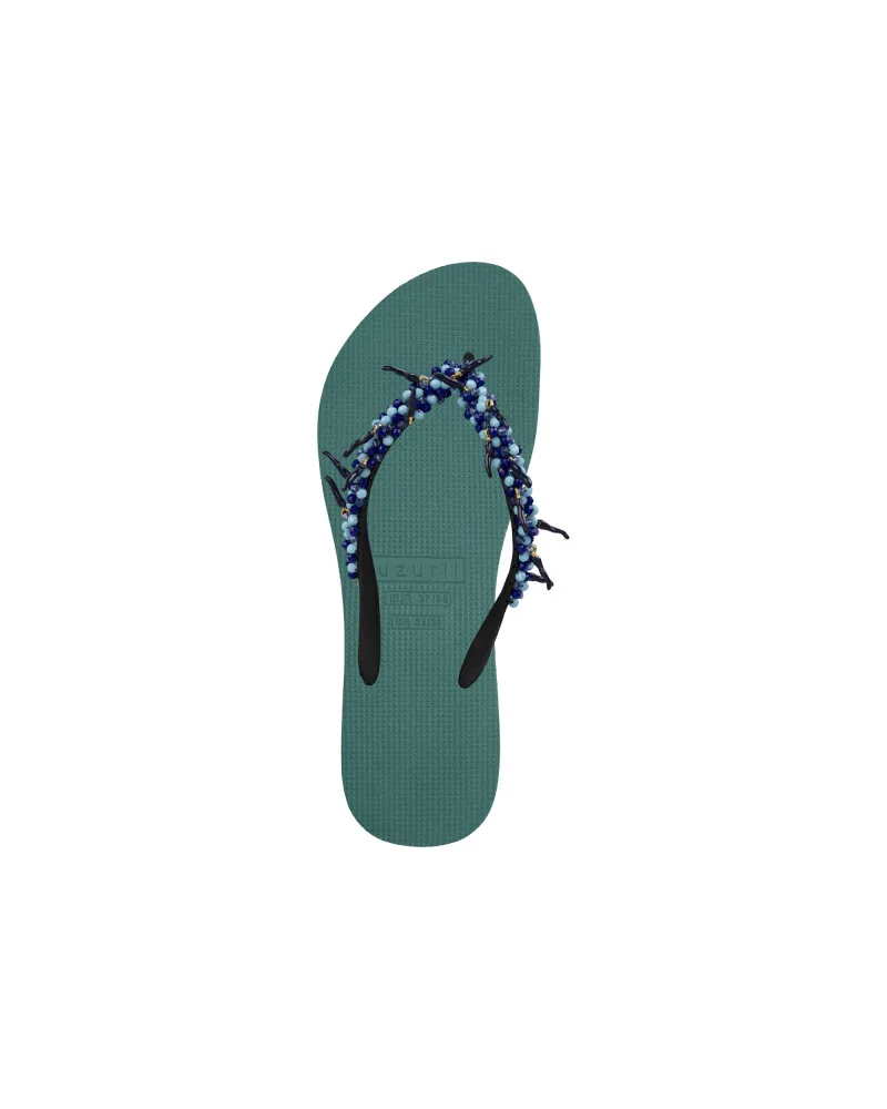 uzurii Peppi Flip Flop Waldgrün Grün