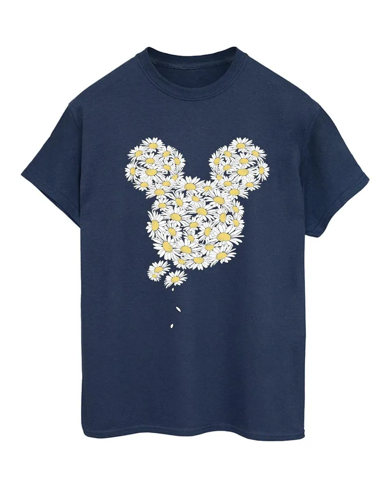 Disney Chamomile Head" T-Shirt für Damen (Marineblau Marineblau
