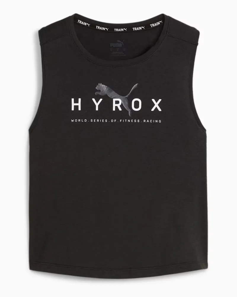 Puma x HYROX Fit Triblend Damen Schwarz Top Schwarz