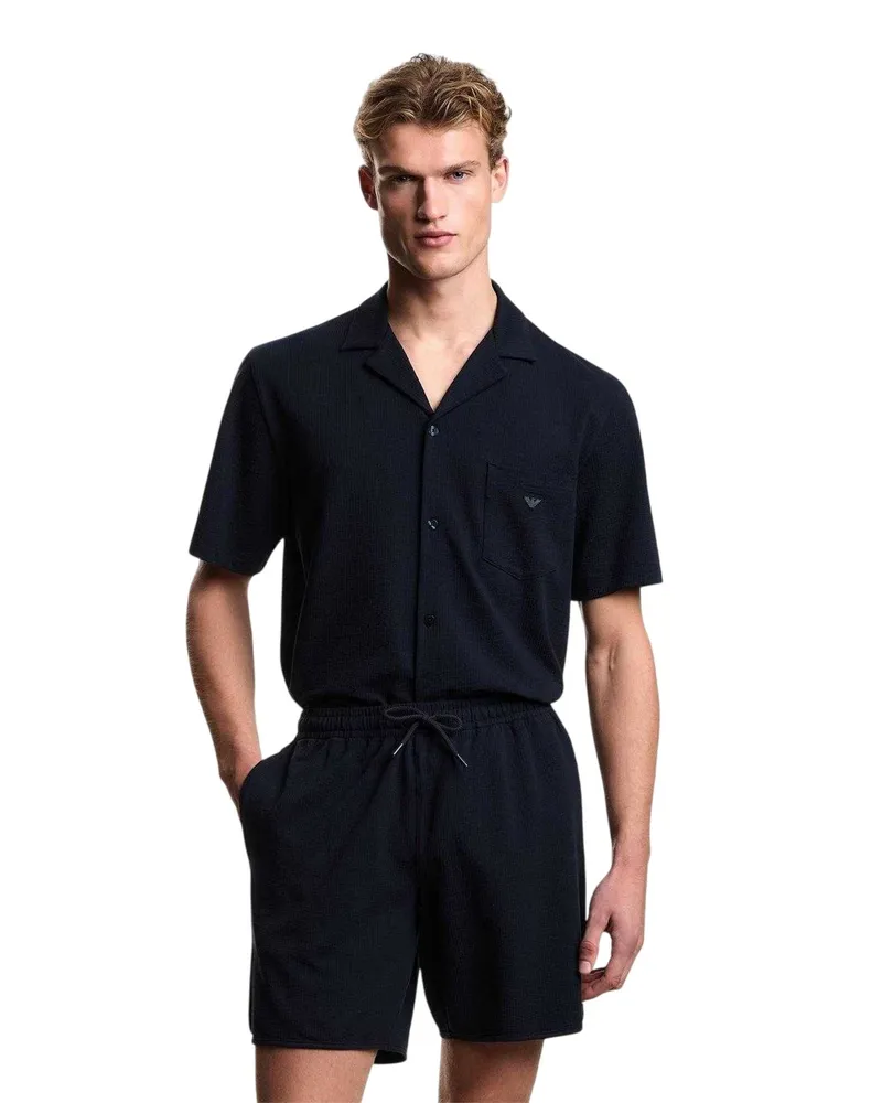 Emporio Armani EA7 - "Bermuda" Shorts für Herren (Marine Marineblau