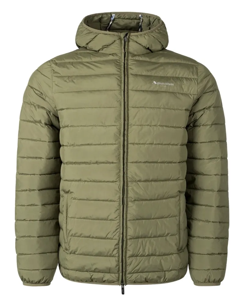 Aquascutum Active Rlg 100 Hooded Jacket mit Kapuze - Grün Grün