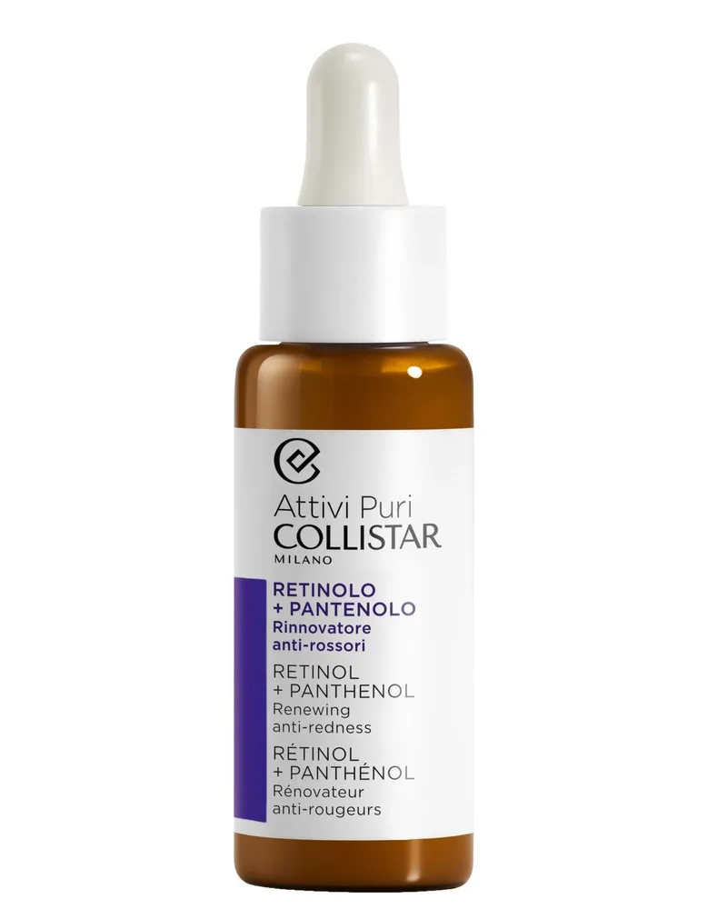Collistar Attivi Puri Retinol- und Panthenol-Tropfen - 30 ml für strahlende Haut 