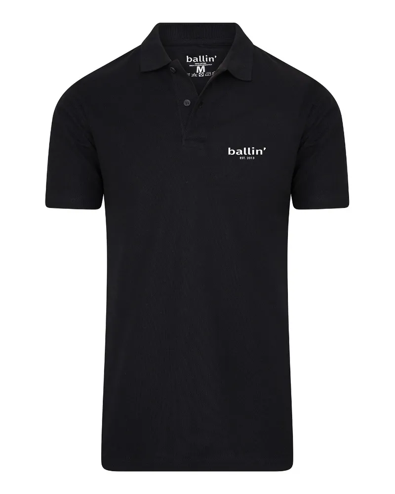 Ballin Basic Polo von  Est. 2013 in der farbe Schwarz und in größe S Schwarz