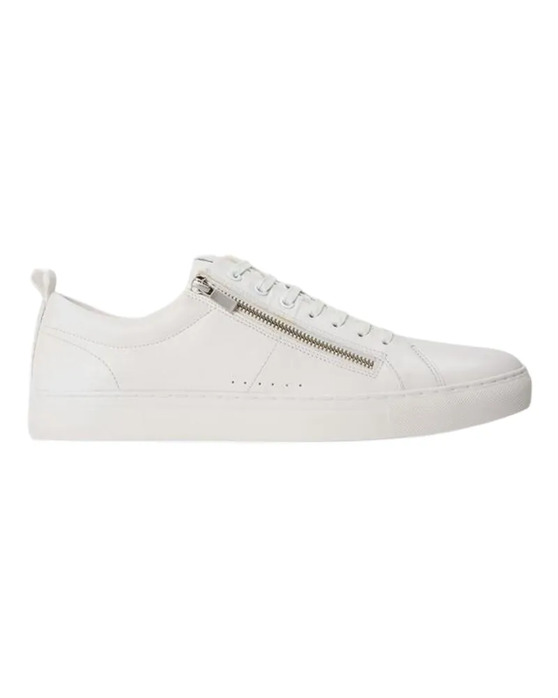 HUGO BOSS Monk" Sneaker für Herren, Leder, Flach (Weiß Weiß