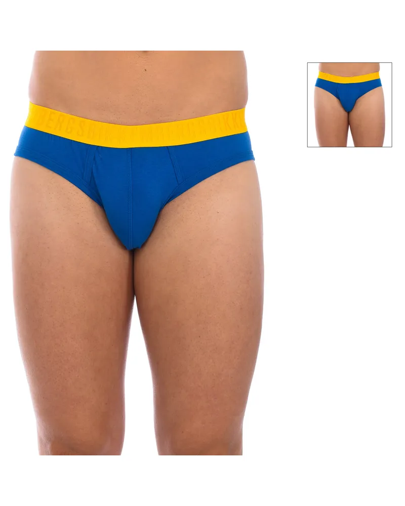 Bikkembergs Pack-2 Mode Slips Bicolor BKK1USP04BI Mann Blau