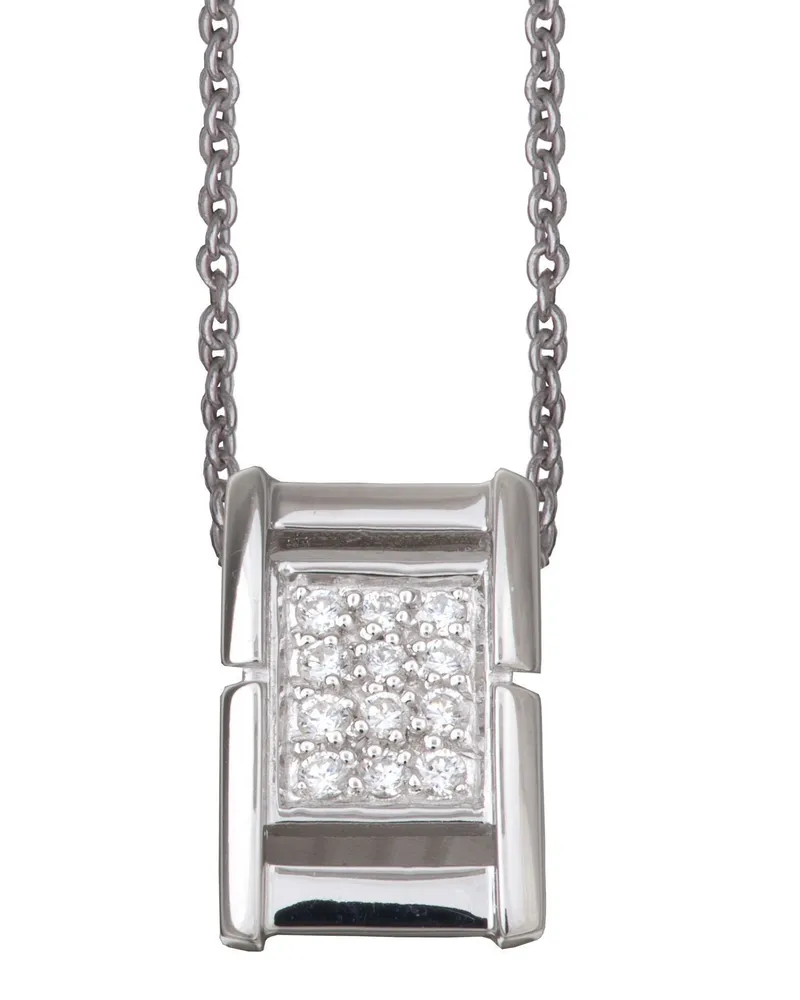 Orphelia Damen-Kette aus 925er Sterlingsilber mit Anhänger – Silber ZH-4559 Silber