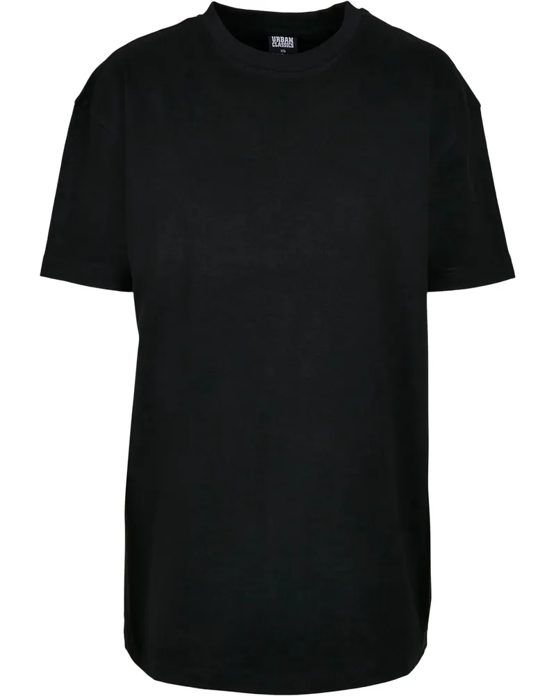 Urban Classics T-Shirt Übergroß für Damen (Schwarz Schwarz