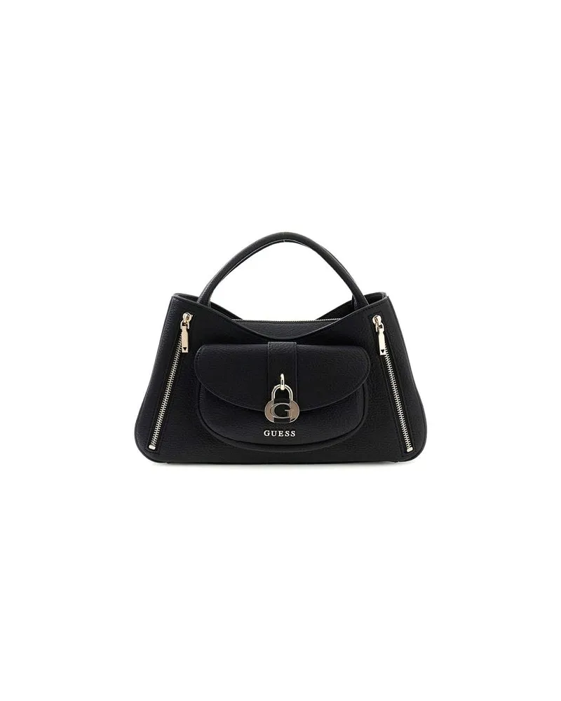 Guess Schultertasche Schwarz Schwarz