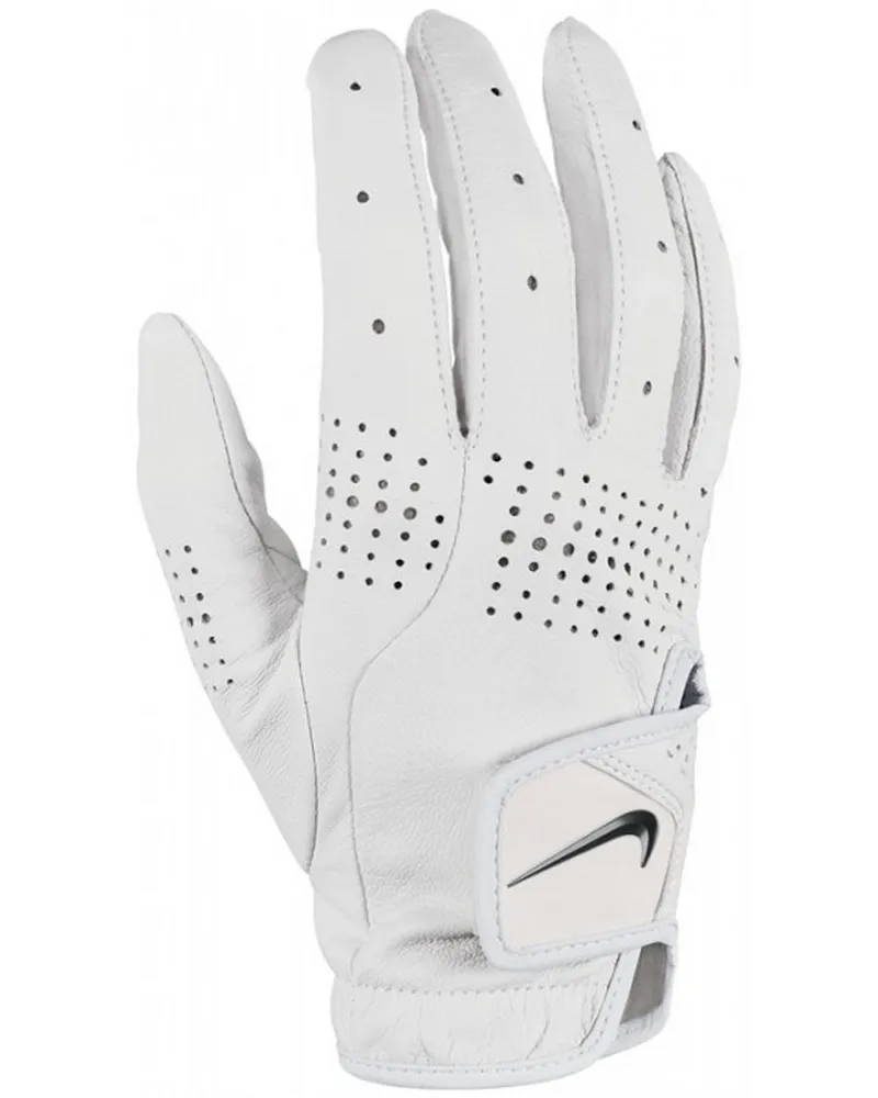 Nike Damen 2020 - Rechtshänder Golf-Handschuh "Tour Classic III", Leder (Weiß/Schwarz Weiß