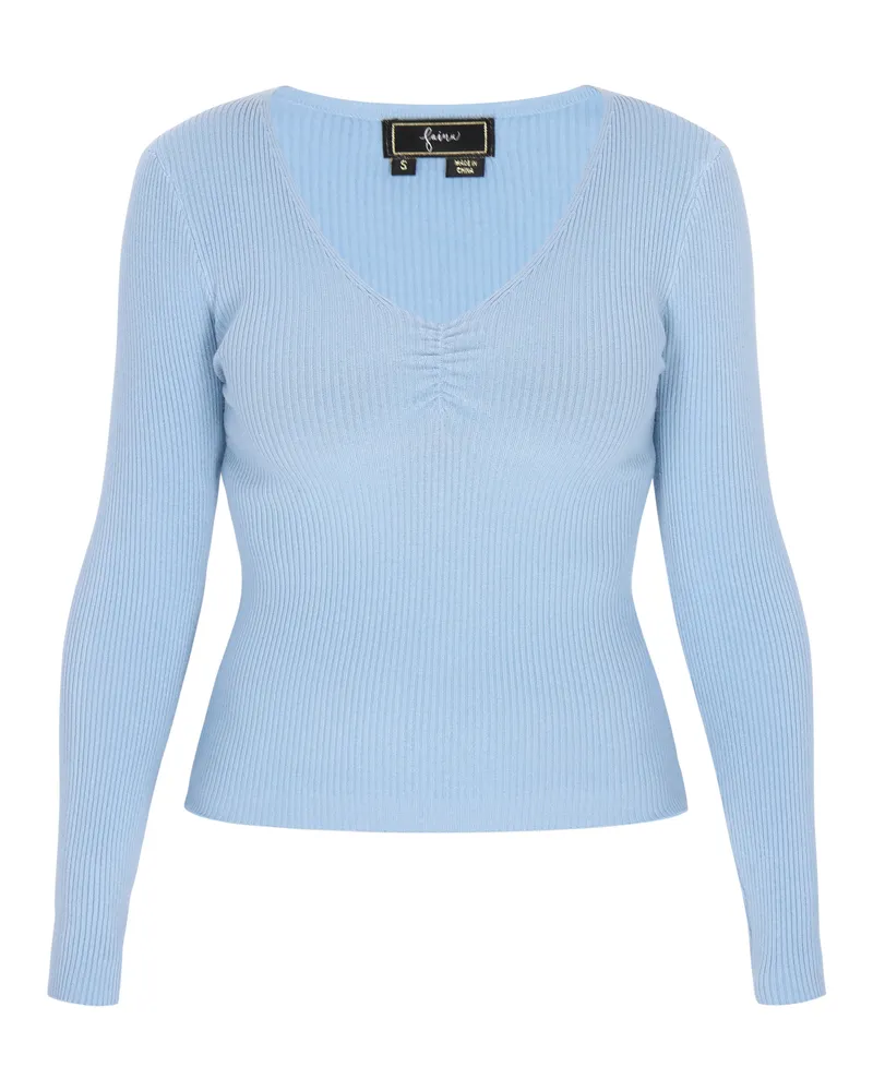 FAINA Pullover Frauen hellblau Hellblau