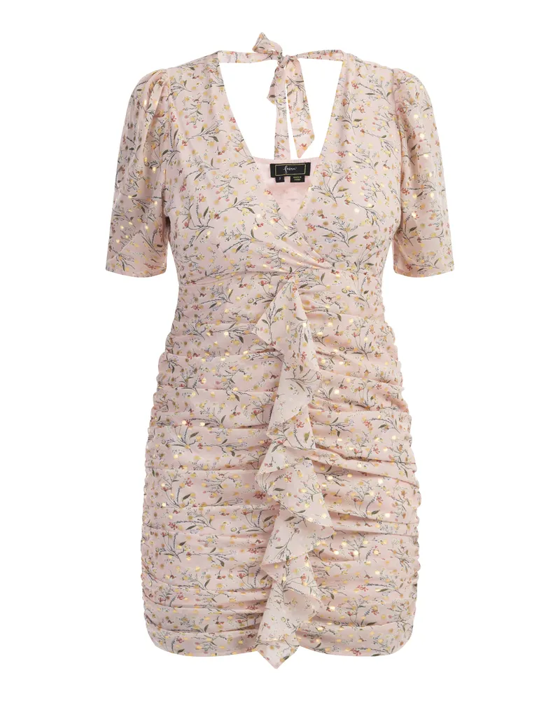 FAINA Drapiertes Kleid Damen Rosa Mehrfarbig Mehrfarbig