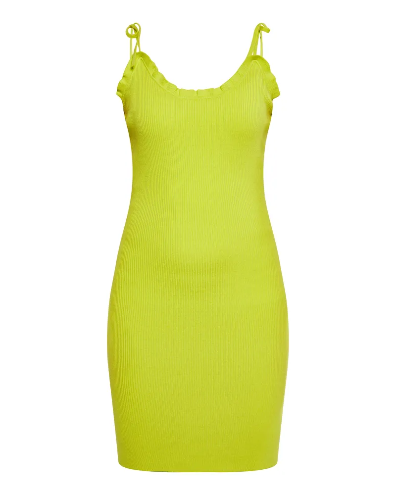 My Mo Kleid Damen Limette Limettengrün
