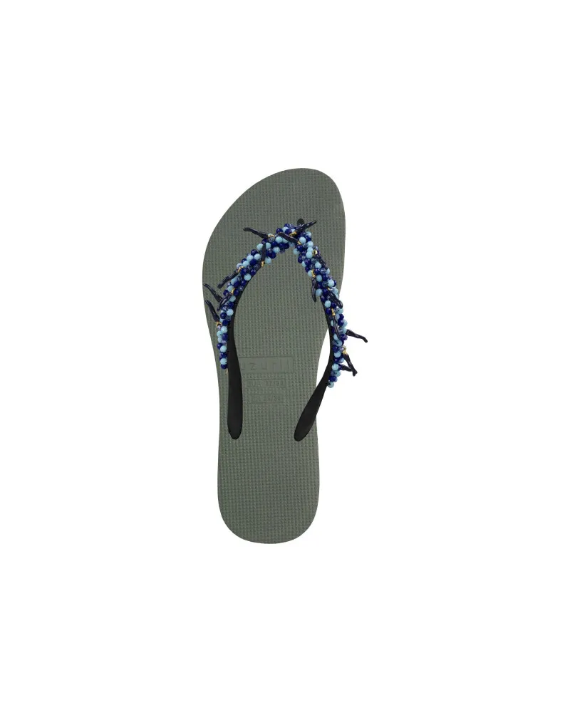 uzurii Peppi Flip Flop armeegrün Braun