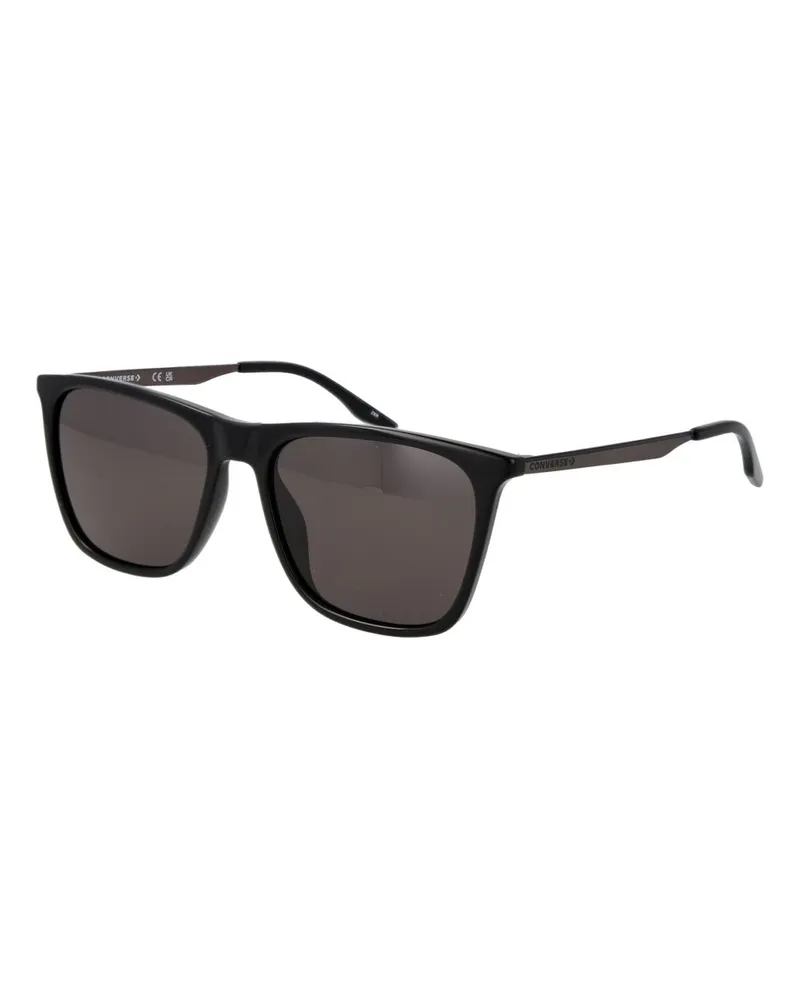 Converse Schwarze Metall-Sonnenbrille Schwarz