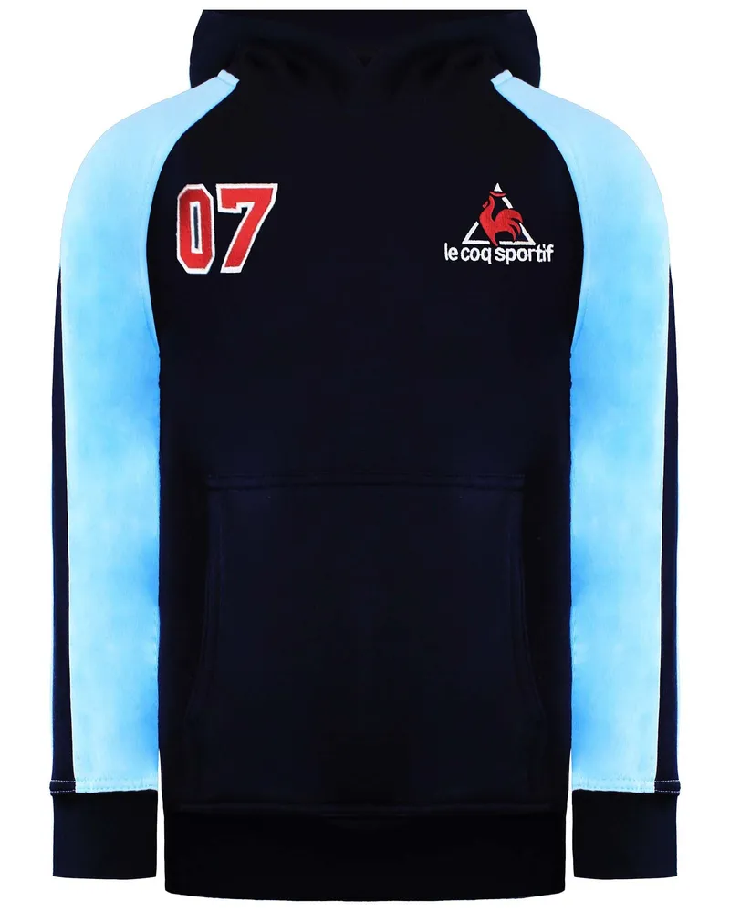 Le coq sportif Logo Herren Hoodie in Navy Marineblau