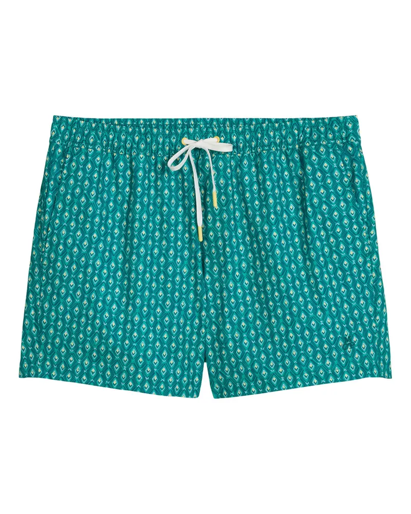 Marc O'Polo Herren Badeshorts, gewebt - Türkis Türkis