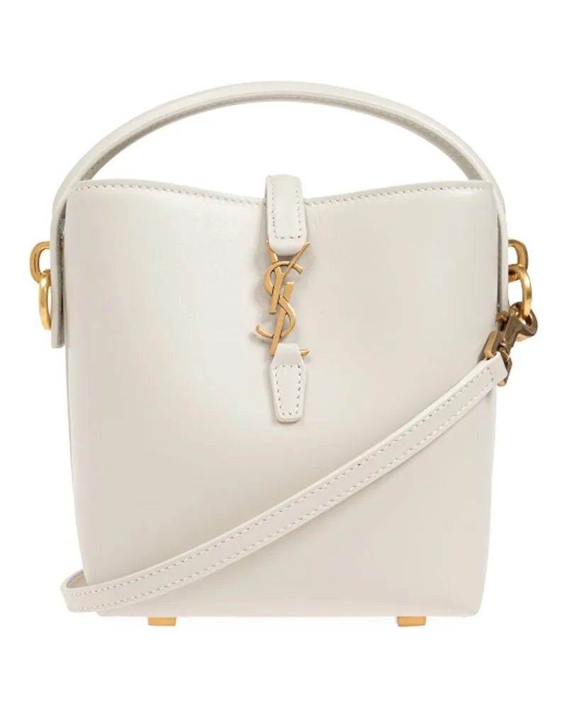 Saint Laurent Le 37 Mini-Umhängetasche Weiß