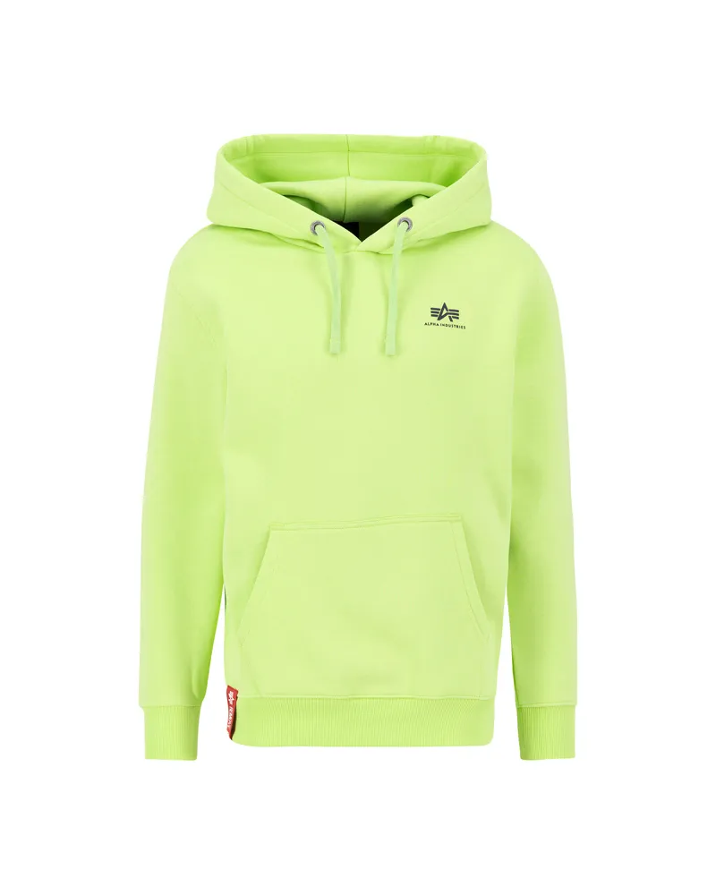 Alpha Industries Basic Small Logo Hoodie Grün