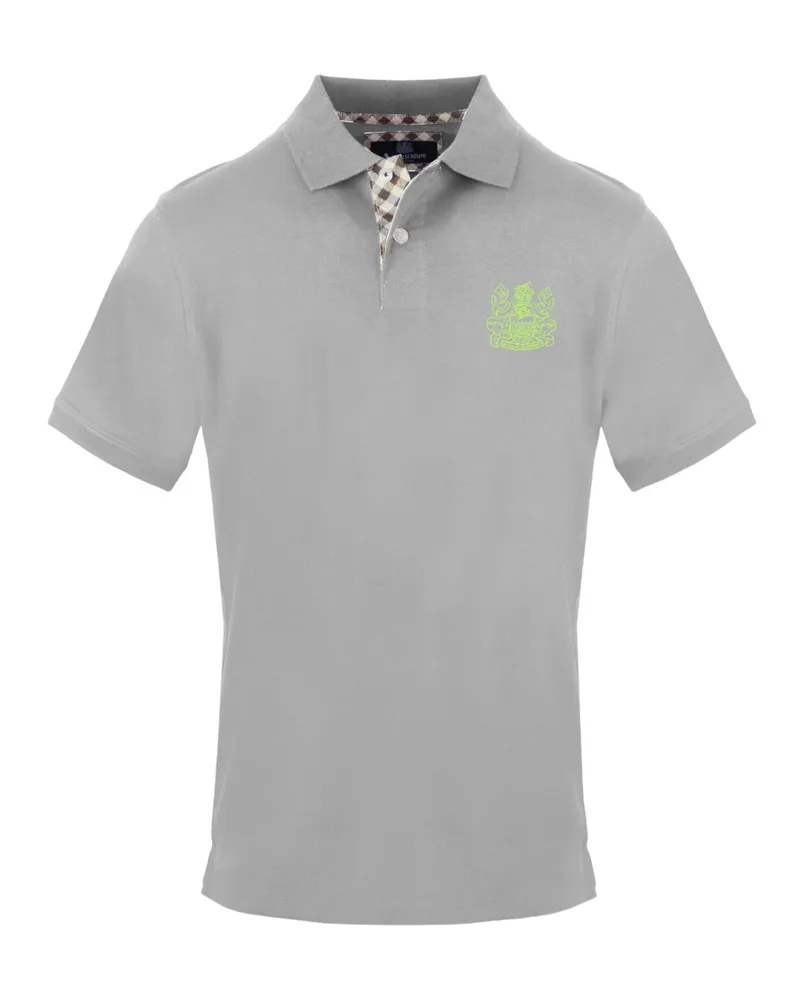Aquascutum Poloshirt für Herren, Baumwolle (Grau Grau