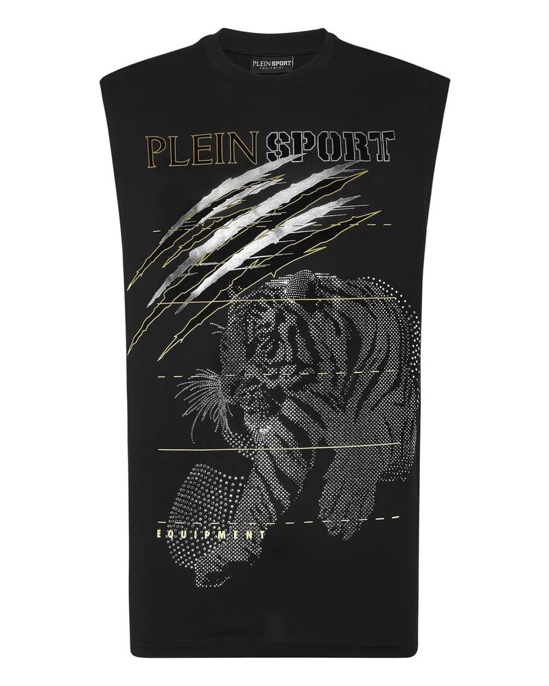 Philipp Plein Tanktop Tiger Schwarz
