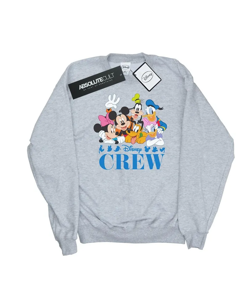 Disney Mickey Mouse Disney Friends" Sweatshirt für Mädchen (Grau Hellgrau