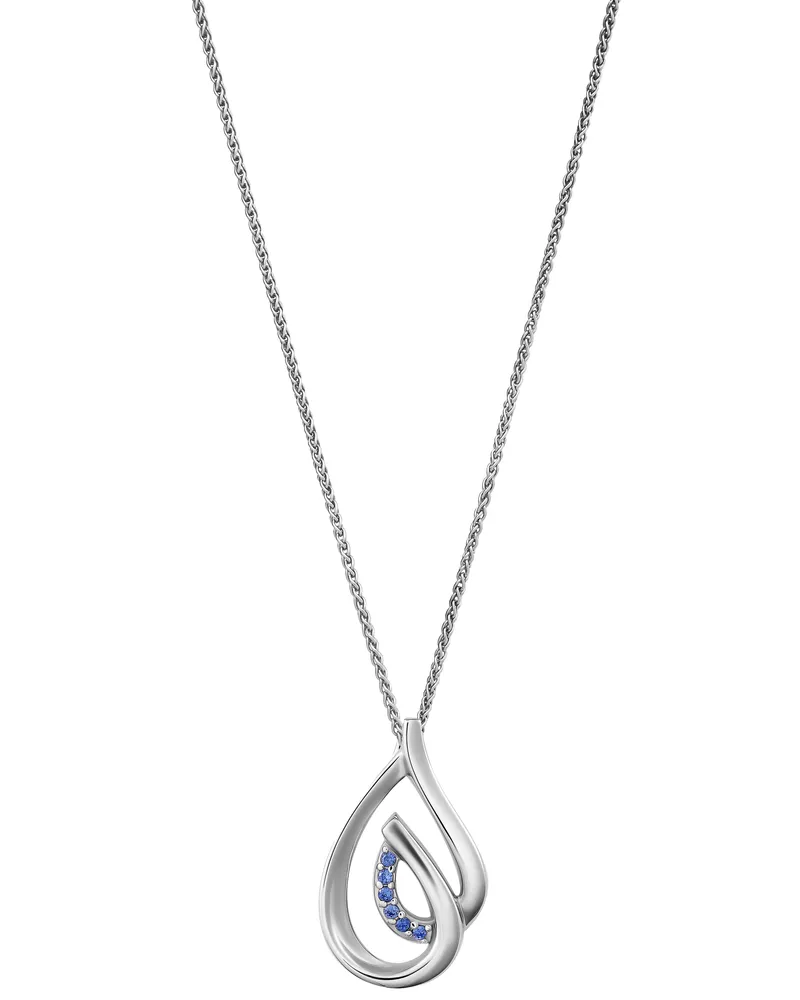 Orphelia Dazzle' Damenkette mit Anhänger aus 925er Sterlingsilber – Silber ZH-7518/B Silber