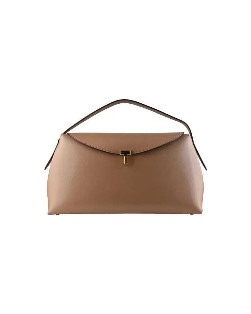 Totême Toteme T-Lock Handtasche Kamel Camel