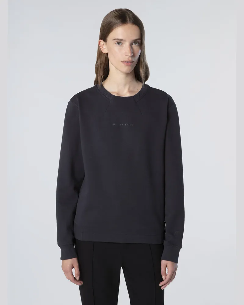 North Sails Sweatshirt mit tonalem Logo - Grau Grau