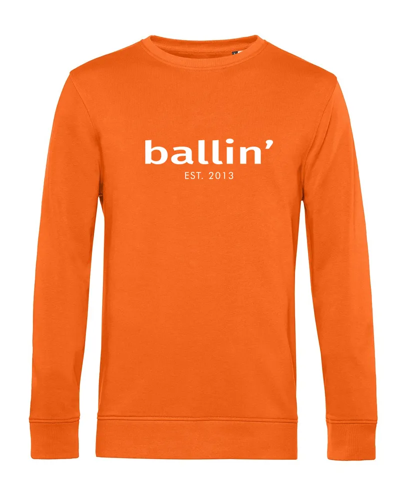 Ballin Basic Sweater von  Est. 2013 in der farbe Orange und in größe S Orange
