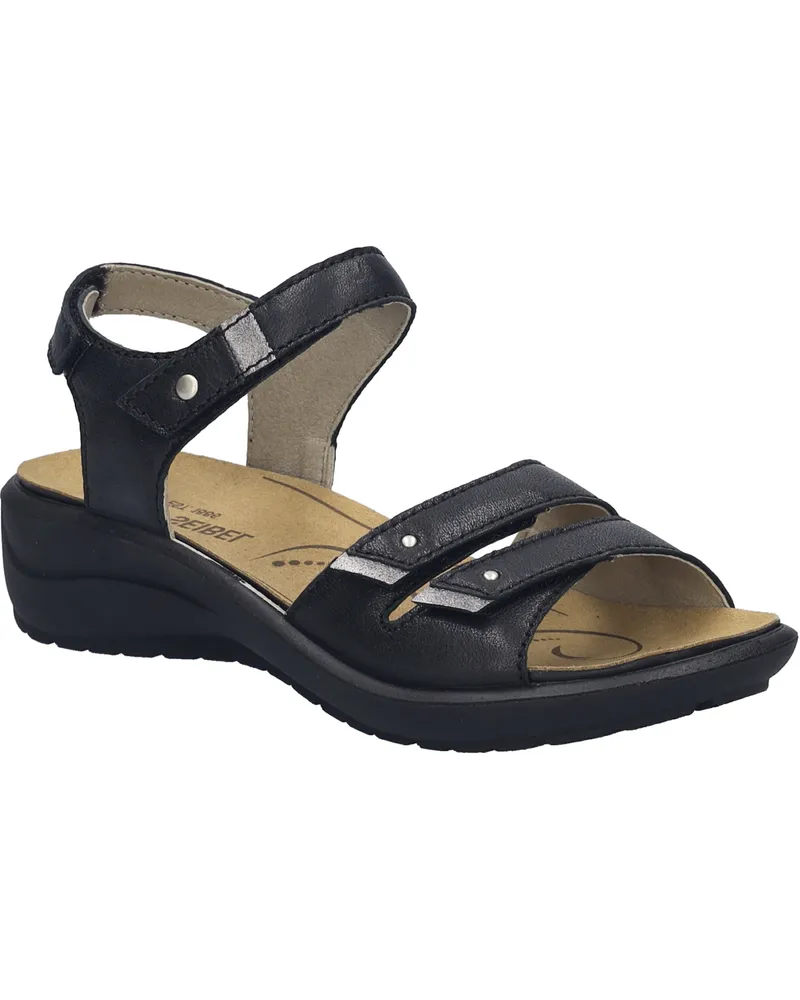 Josef Seibel Damen Sandale Annecy 02 in schwarz Schwarz