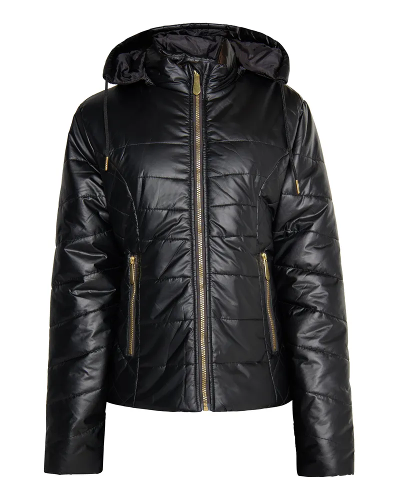 FAINA leichte Steppjacke Damen schwarz Schwarz