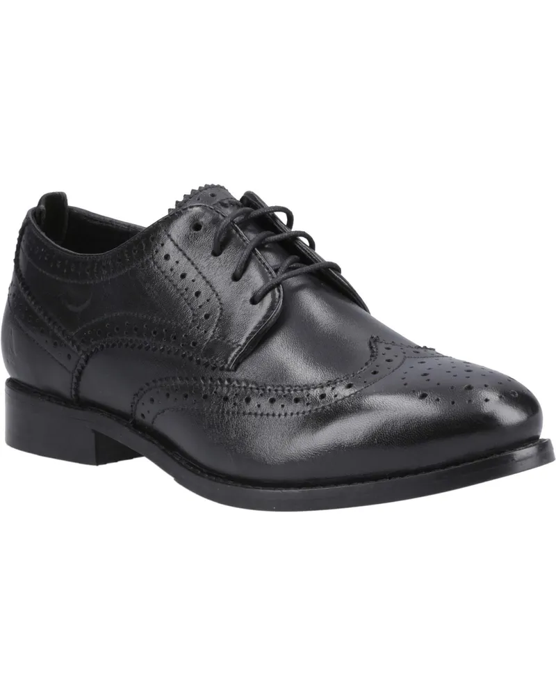Hush Puppies Natalia" Halbschuhe für Damen, Leder (Schwarz Schwarz