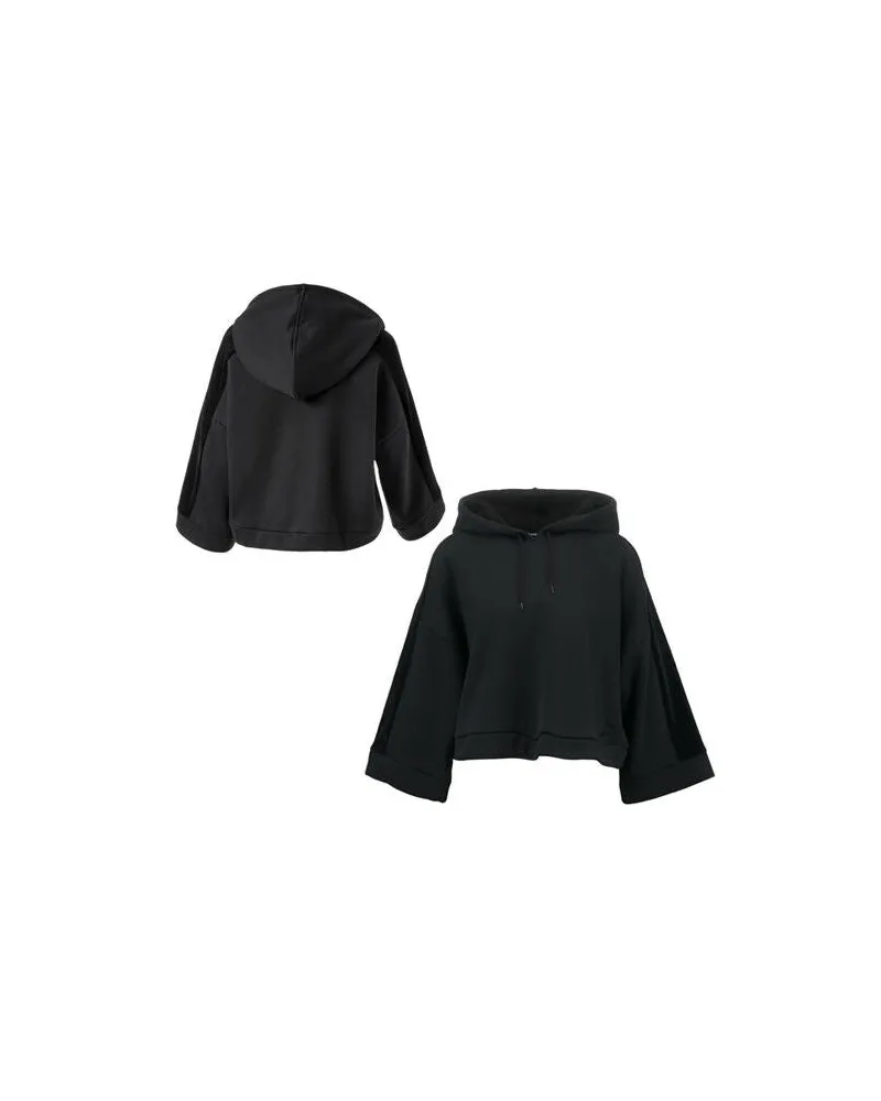 Puma Xtreme Copped Damen Pullover in Schwarz Schwarz
