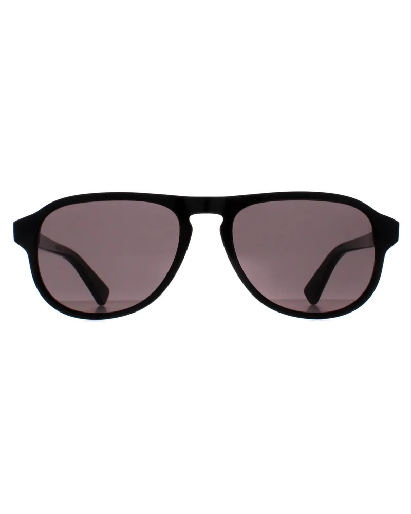 Bottega Veneta BV1292S 001 schwarz grau Sonnenbrille Schwarz