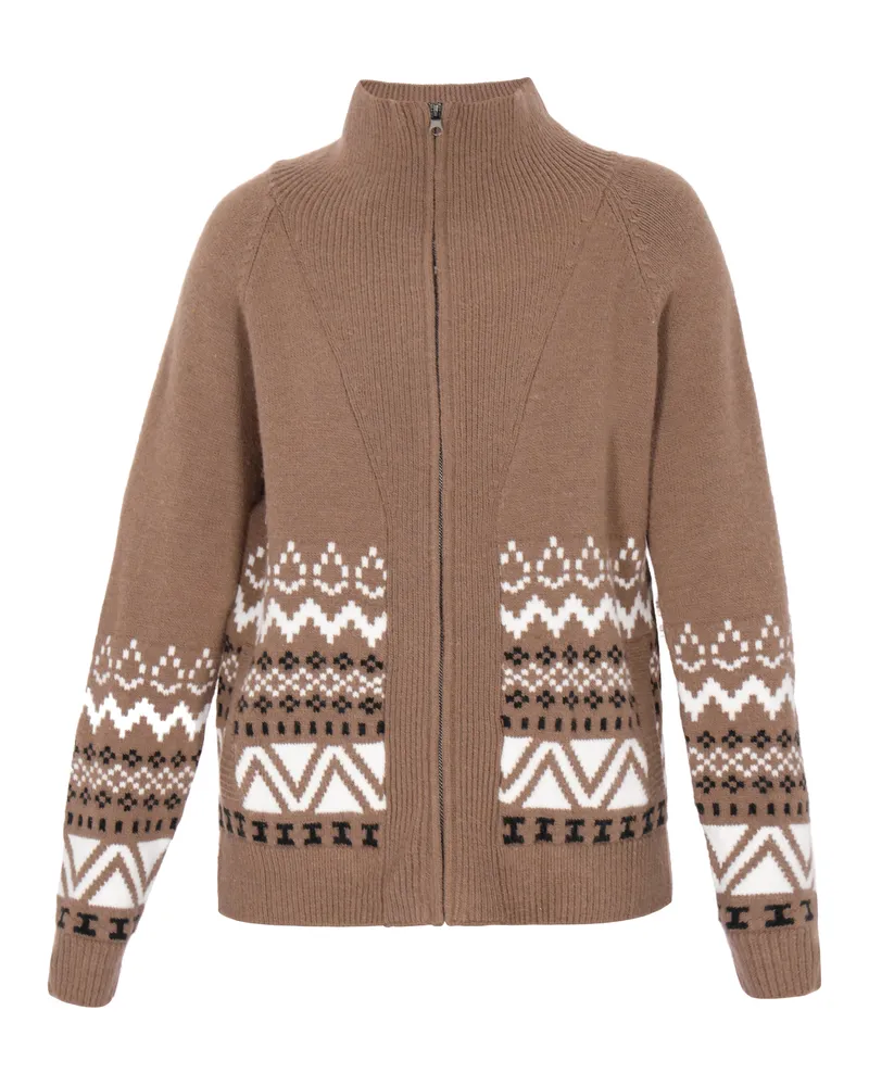 Usha Strickjacke Frauen braun Braun