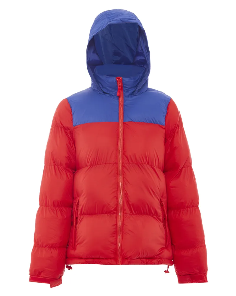 My Mo Wattierte Steppjacke Damen Rot Kobalt Rot
